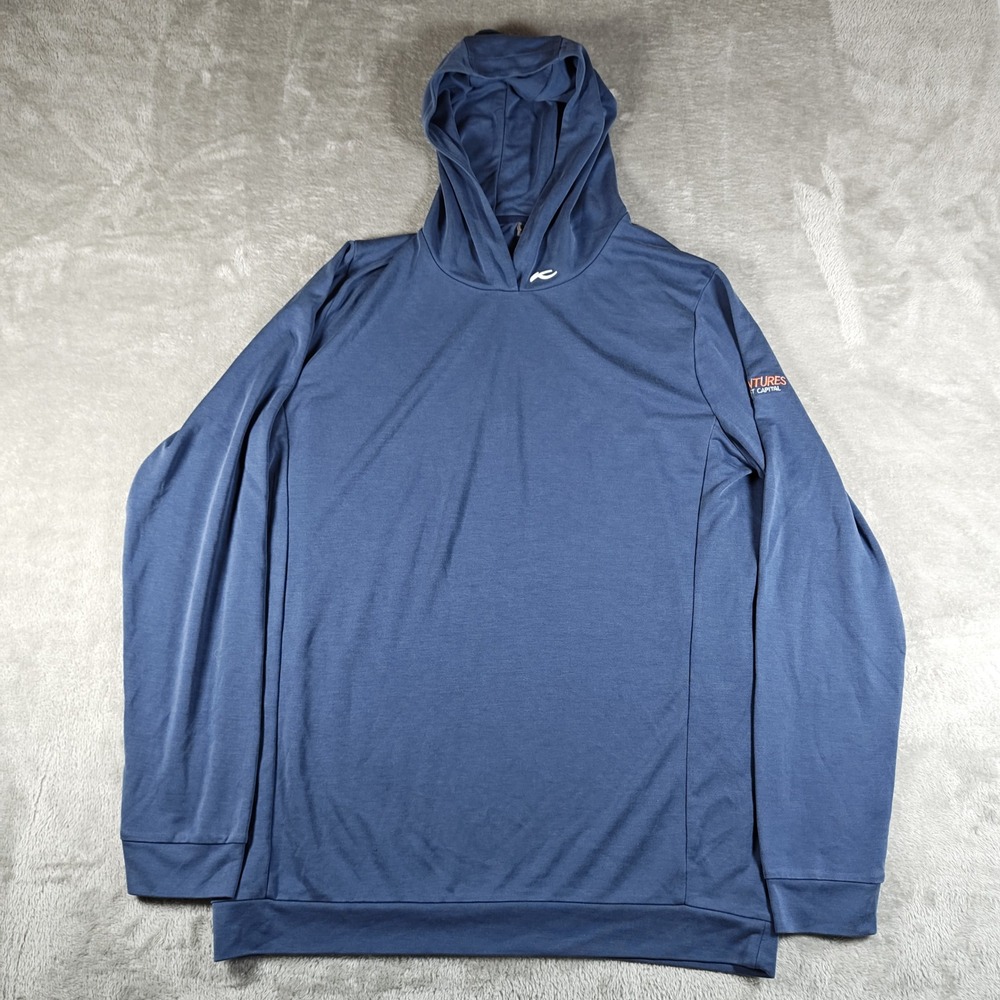KJUS Kallen Shirt Mens 52 Large Hooded Midlayer UPF 30 Performance Hoodie Golf